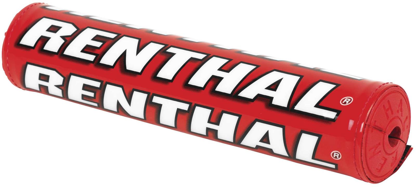 Renthal SX Bar Pads P324 10" BAR PAD LE RED/RED FOAM