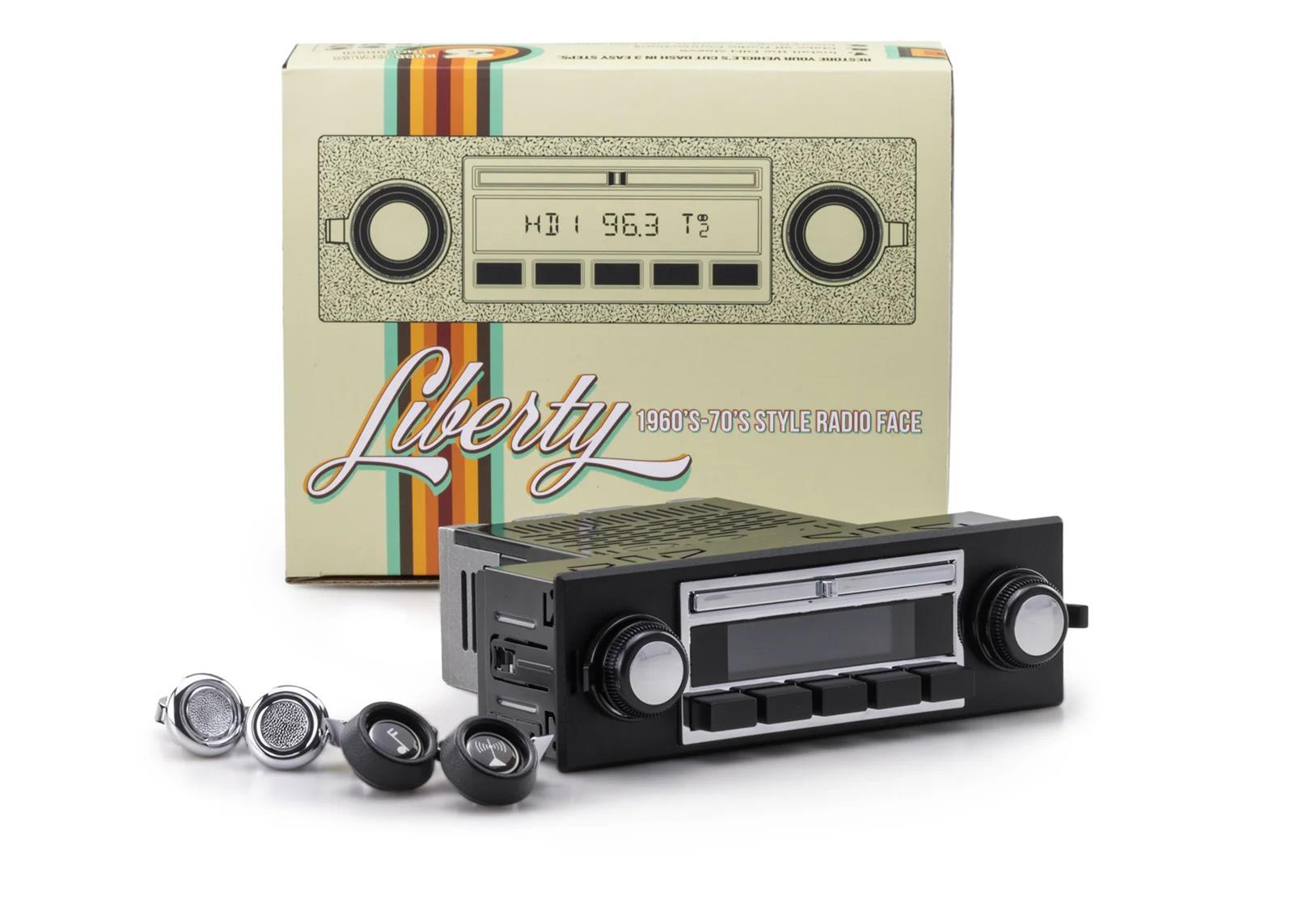 RetroSound LBY-M1 RetroSound Liberty Single DIN Radios | Summit Racing