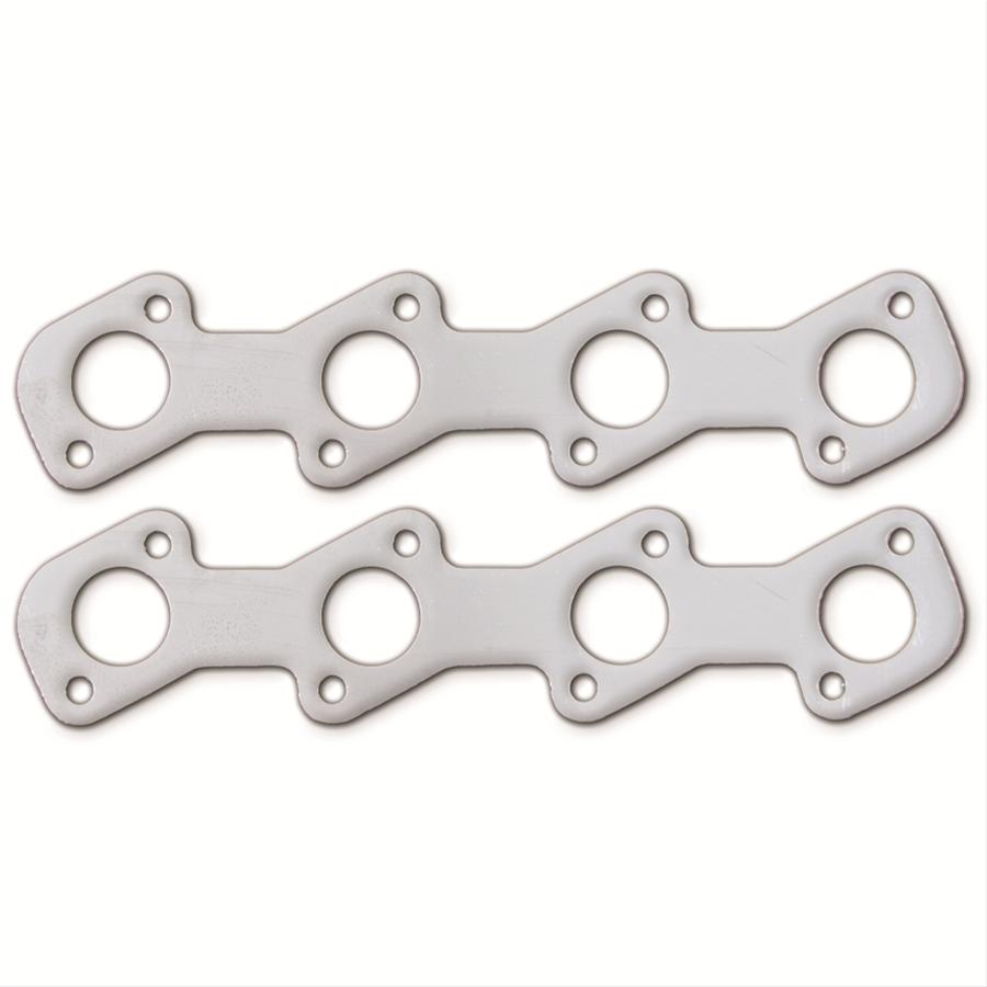 Remflex Exhaust Header Gasket Sets 3025 Gasket, Graphite, Round Port, Ford, V8, Each