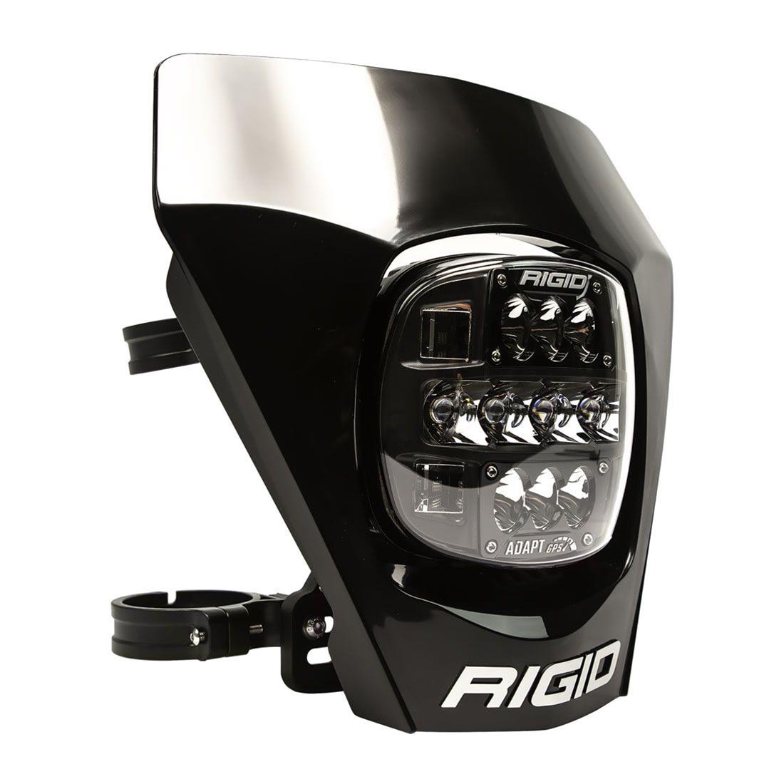 Rigid Industries Powersports Number Plates 300418 Racing Plate, RIGID Adapt XE Plate; Black; Single thumbnail 2