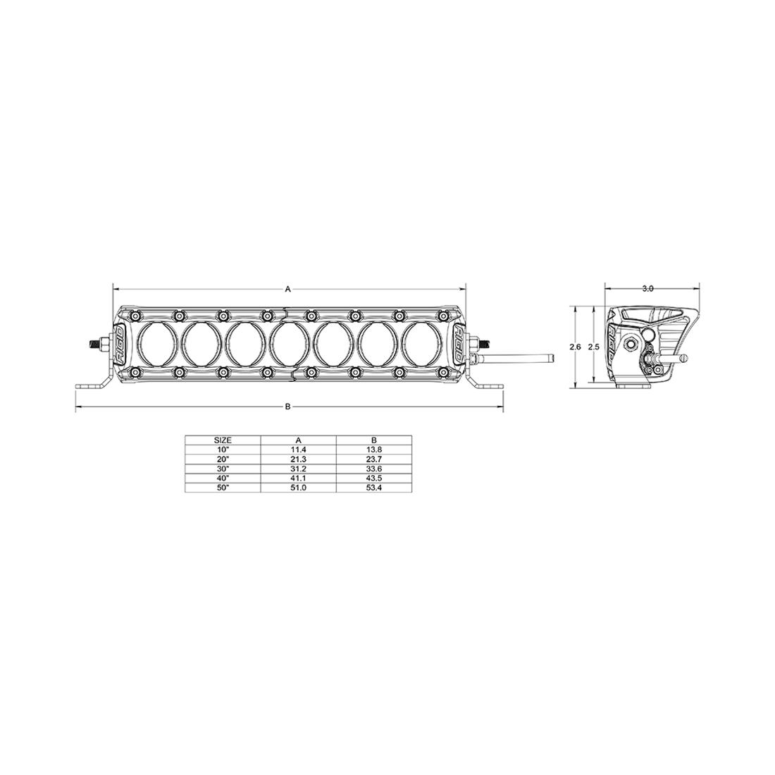 Rigid Industries Revolve 30in Bar w/White Trim Ring thumbnail 3