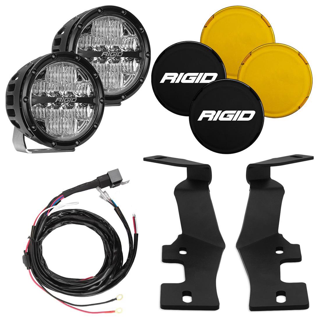 Rigid Industries A-Pillar Mount with 360-Series Lights 46720 Light Pods, 360-Series, RAM, Mounts, 6 in. Round LED Lights, Kit thumbnail 3
