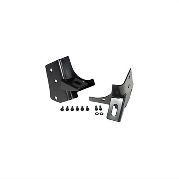 Rugged Ridge 97-06 Jeep Wrangler TJ Windshield Hinge Light Brackets Black