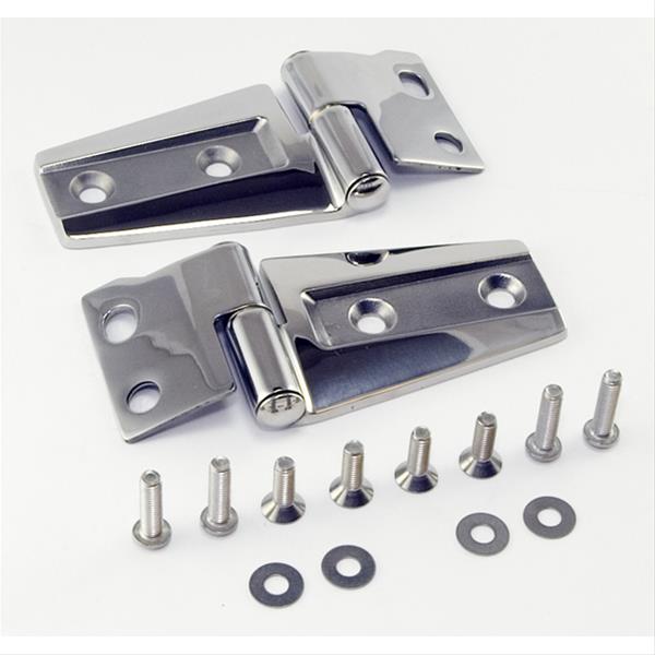 Rugged Ridge 07-18 Jeep Wrangler JK Stainless Hood Hinge Kit
