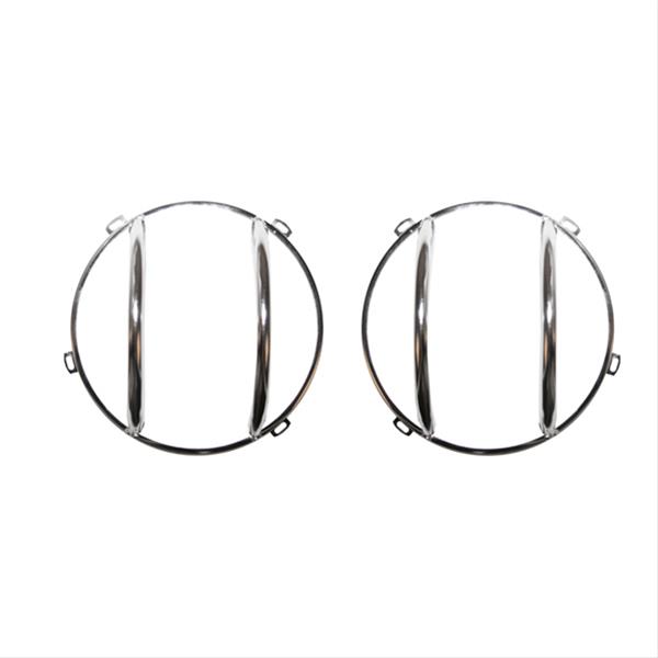Rugged Ridge 07-18 Jeep Wrangler JK Stainless Steel Headlight Euro Guard Kit