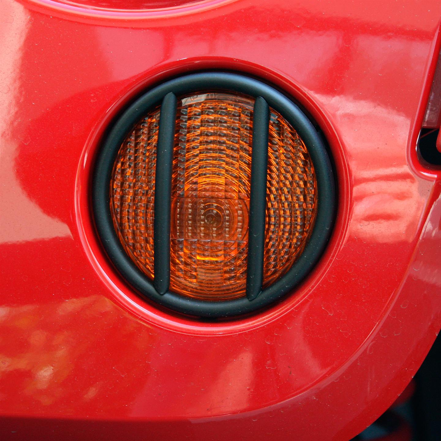 Rugged Ridge 07-18 Jeep Wrangler JK Black Turn Signal Euro Guards