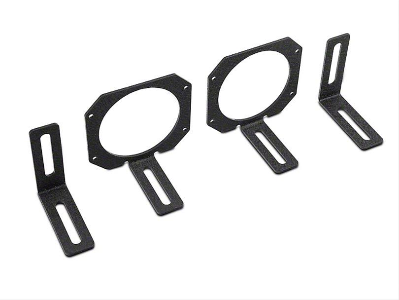 Rugged Ridge 07-18 Jeep Wrangler JK 3.5in Round / 3in Cube LED Light Mount Brackets thumbnail 3