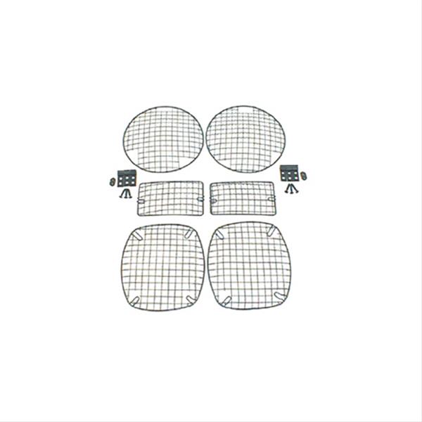 Rugged Ridge 97-06 Jeep Wrangler TJ Black Stone Guard Set