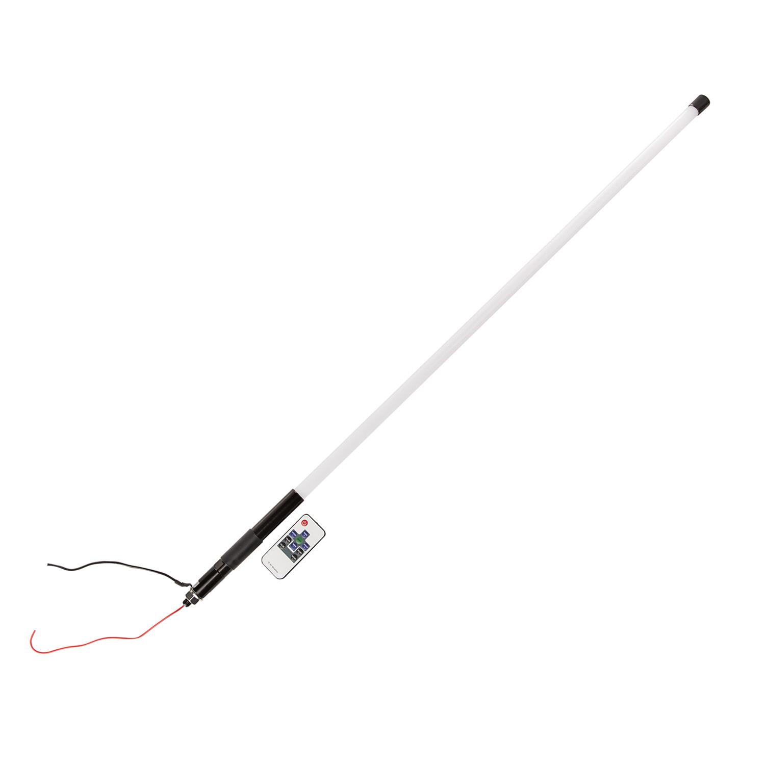 Rugged Ridge Light Bars, Pods and Fog Lights 11250.2 LED Accent Lights, RGB Lighted Whip, 39In(1M)