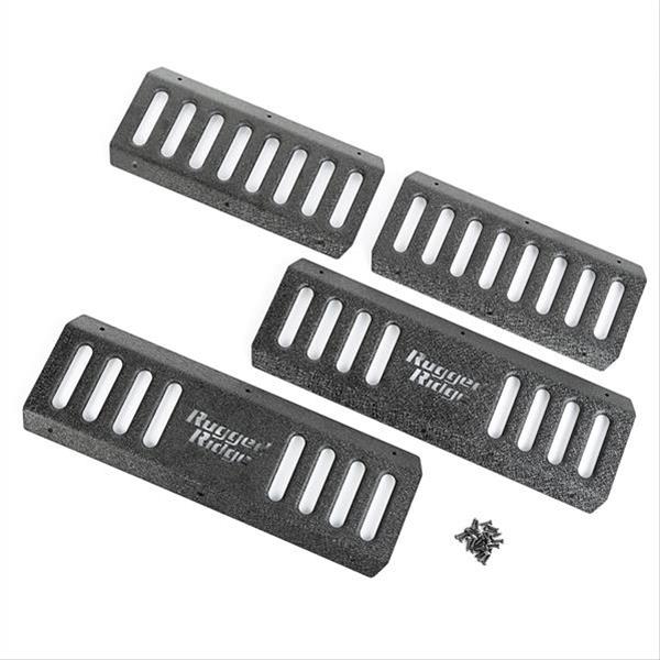 Rugged Ridge RRC Side Armor Guard Plates 07-18 Jeep Wrangler JKU thumbnail 2