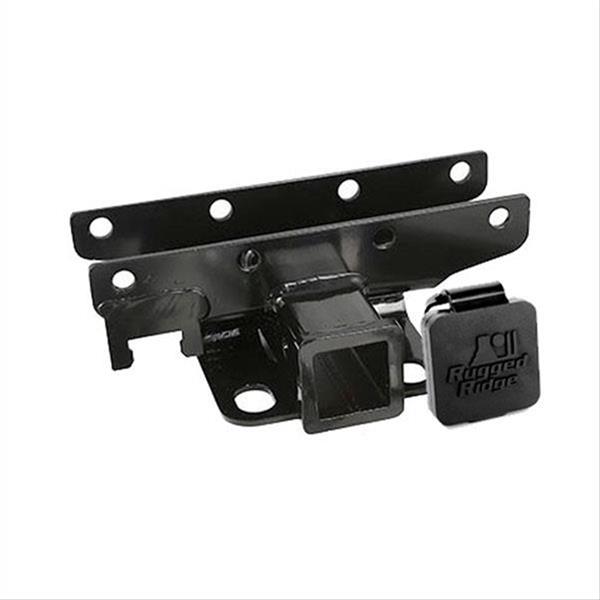 Rugged Ridge Receiver Hitch Kit RR Logo 07-18 Jeep Wrangler