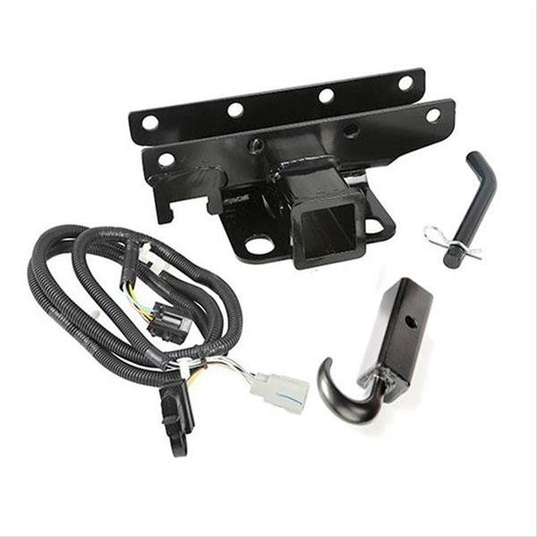 Rugged Ridge Receiver Hitch Kit Hook 07-18 Jeep Wrangler JK