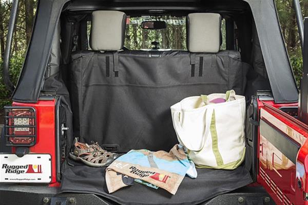 Rugged Ridge C3 Cargo Cover W/O Subwoofer 07-18 Jeep Wrangler JK 2 Door thumbnail 2