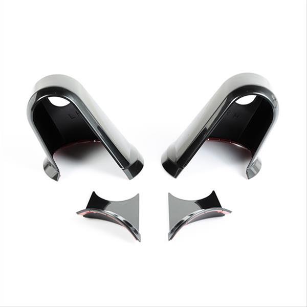 Rugged Ridge Mirror Arm Covers Black Paintable 07-18 Jeep Wrangler JK thumbnail 2