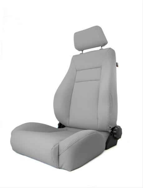 Rugged Ridge Ultra Front Seat Reclinable Gray 97-06 Jeep Wrangler TJ