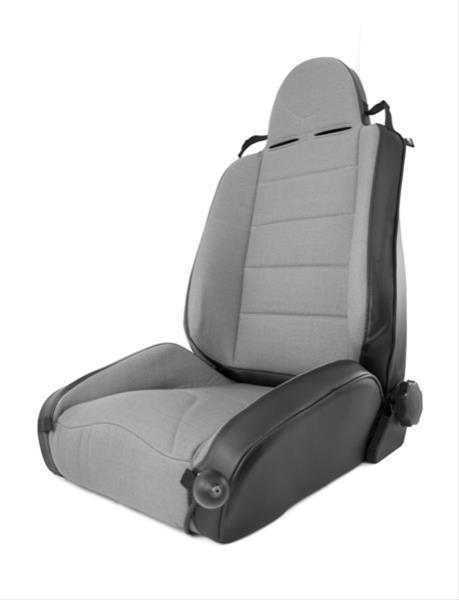 Rugged Ridge XHD Off-road Racing Seat Reclinable Gray 97-06TJ