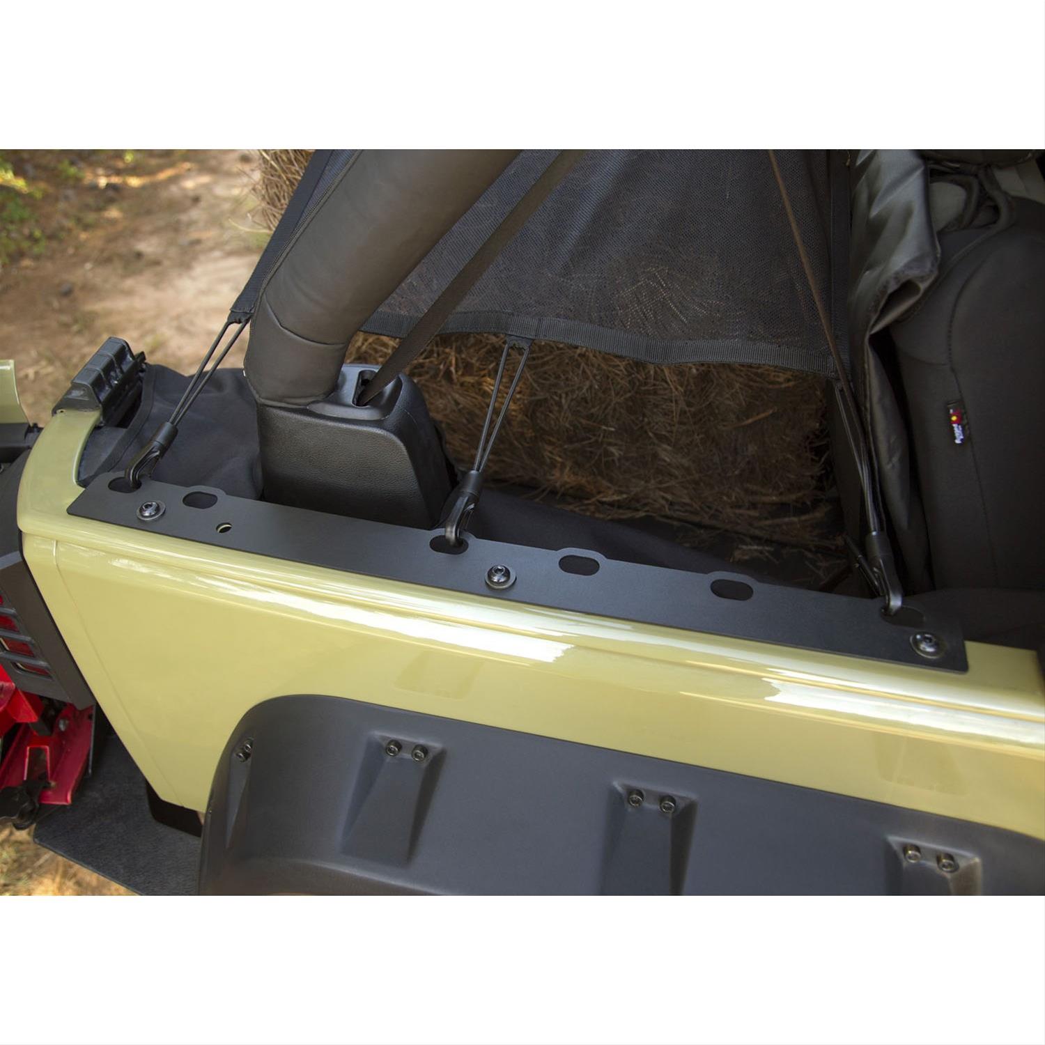 Rugged Ridge Cargo Tie-Down Tracks 13516.7 Trail Anchor Rails; 07-18 Jeep Wrangler JKU, 4-Door thumbnail 3