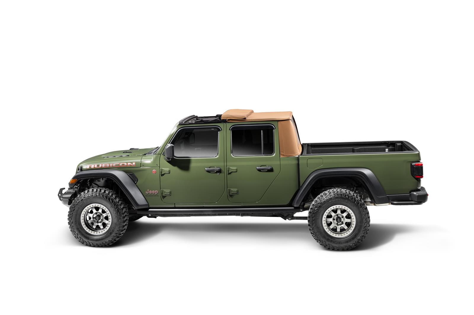 Rugged Ridge 20-25 Jeep Gladiator Voyager Fastback Frameless Soft Top - Tan thumbnail 7