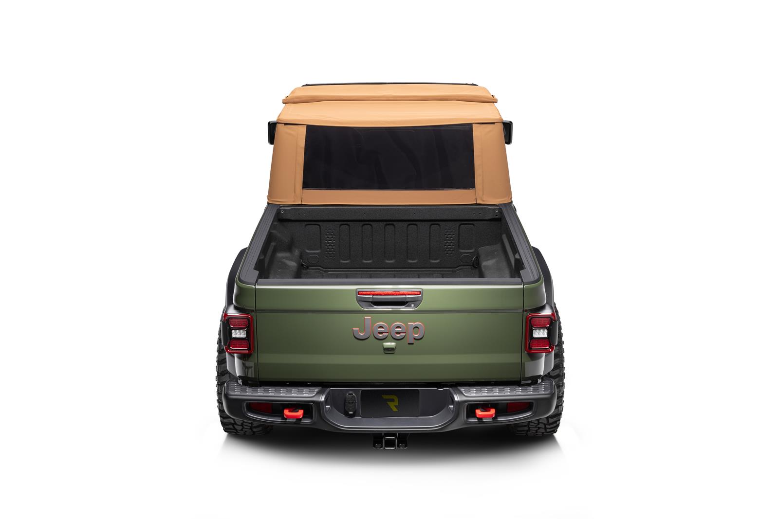 Rugged Ridge 20-25 Jeep Gladiator Voyager Fastback Frameless Soft Top - Tan thumbnail 6
