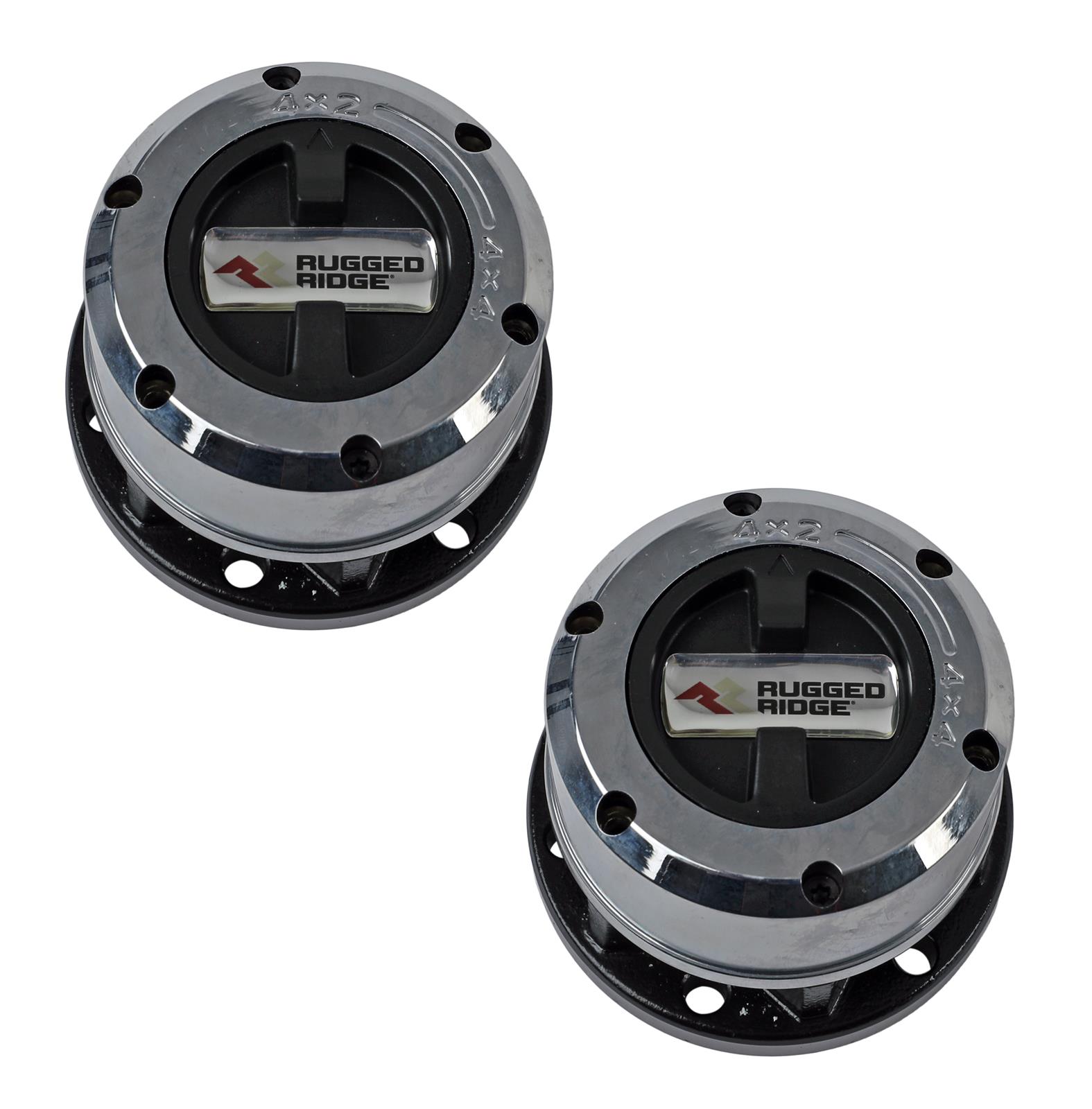 Rugged Ridge 15001.61 Rugged Ridge Manual Locking Hubs | Summit Racing