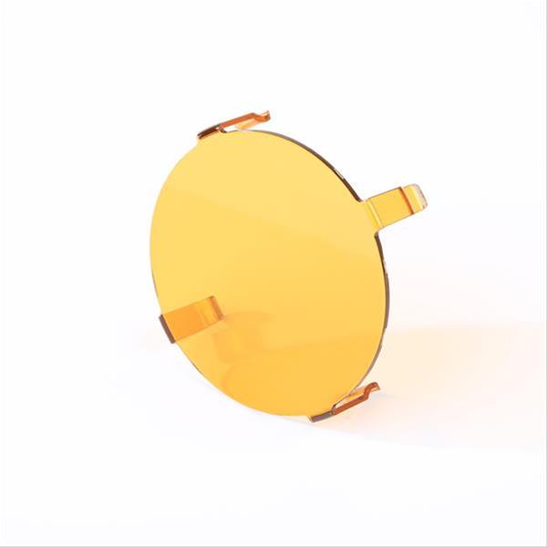 Rugged Ridge 3.5in LED Light Cover Round Amber thumbnail 3