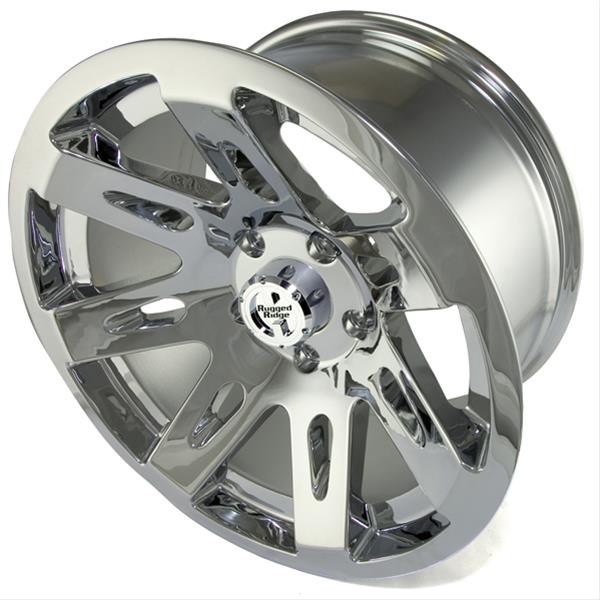 Rugged Ridge Chrome XHD Series Wheels 17x9 Wheel, Aluminum, Chrome, 17 in. x 9 in., 5 x 5 in. Bolt Circle, 5.472 in. Backspace, Each