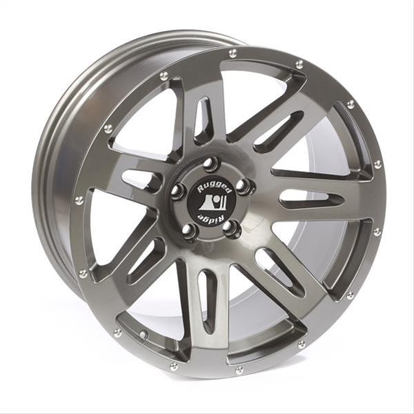 Rugged Ridge 15306.02 Rugged Ridge XHD Series Gunmetal Gray Wheels ...