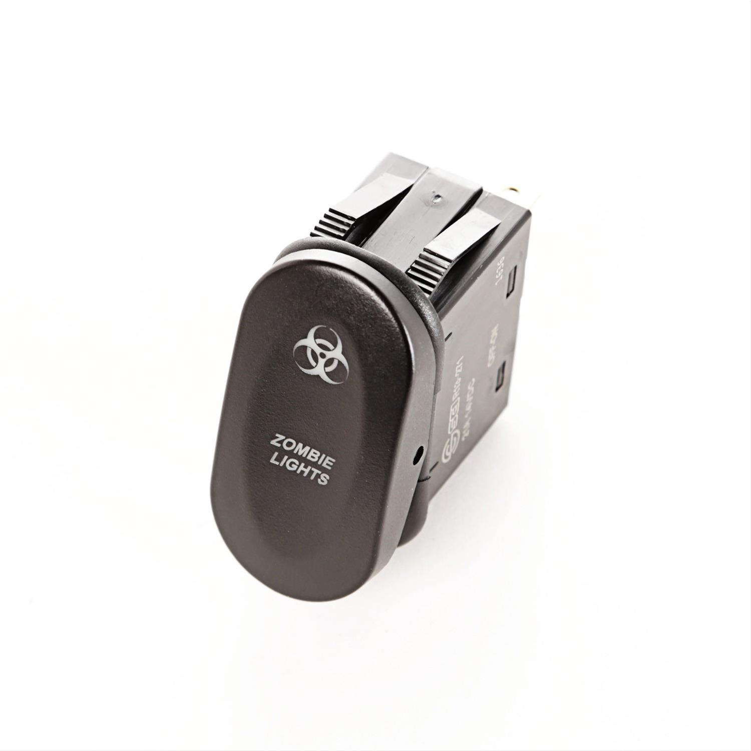 Rugged Ridge 2-Position Rocker Switch Zombie Lights Amber thumbnail 2