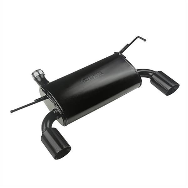 Rugged Ridge Axle Back Exhaust System Black 07-18 Jeep Wrangler thumbnail 2