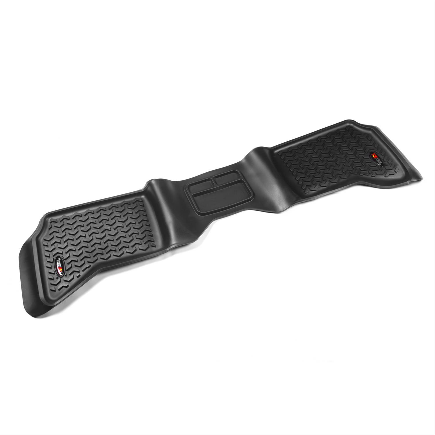 Rugged Ridge All-Terrain Floor Liners 82953.1 Liner, All-Terrain, Second Seat, Thermoplastic, Black, Dodge, Ram, Pickup, Each