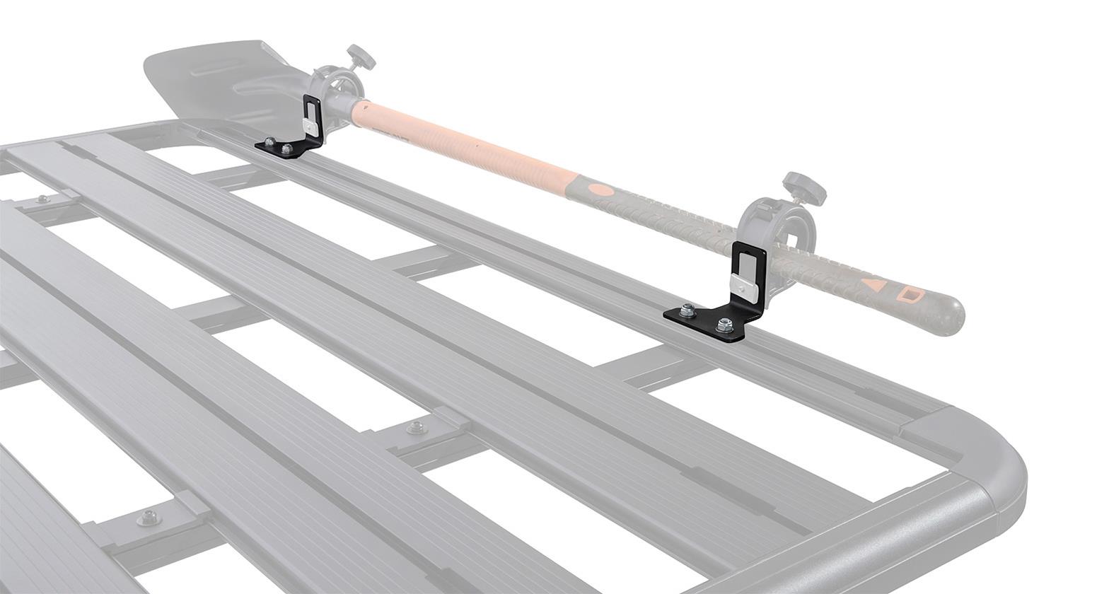 Rhino-Rack Multi-Purpose Shovel & Conduit Holder Bracket for 5 Series Pioneer Racks thumbnail 3