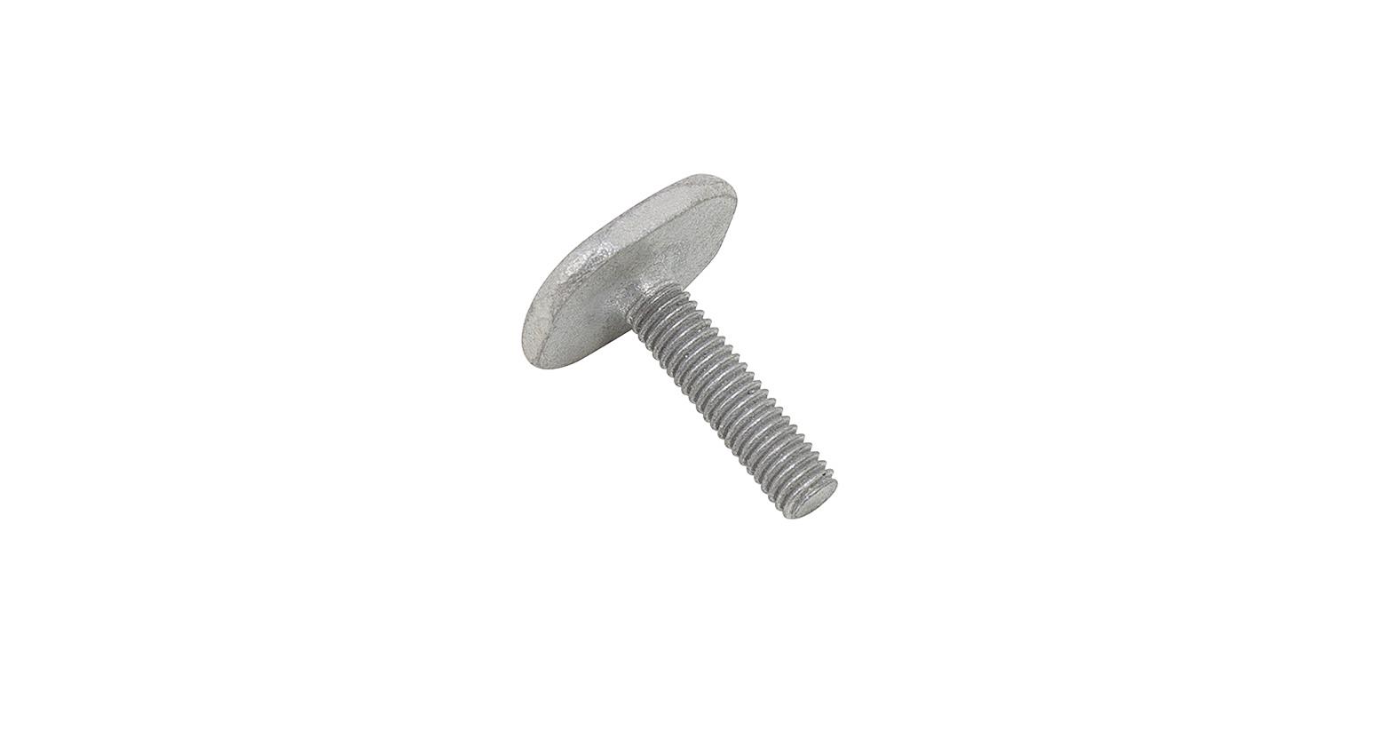 Rhino-Rack Bolts and Screws B015-BP M6 x 25mm Square Head Bolt (Galvanised) (4 Pack)