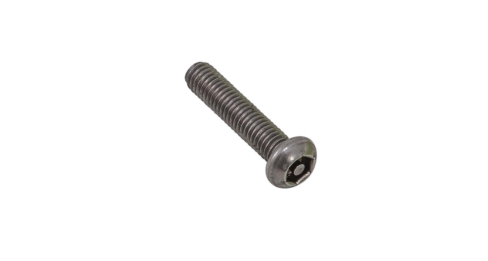 Rhino-Rack Bolts and Screws B063-BP M6 x 27mm Button Security Screw (Stainless Steel) (6 Pack)