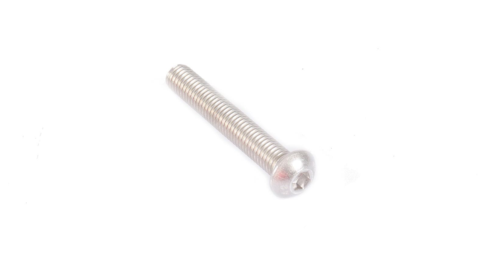 Rhino-Rack Bolts and Screws B126-BP M8 x 50mm Button Head Cap Screw (Stainless Steel) (4 Pack)