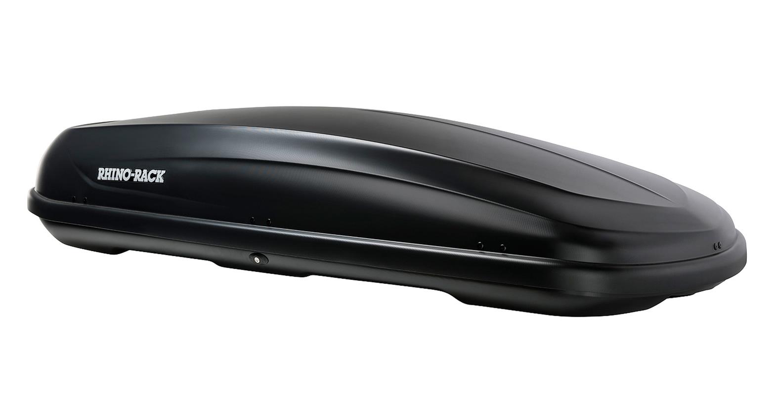 Rhino-Rack Masterfit 530L Cargo Roof Box w/ 3 Load Securing Straps - Black thumbnail 3