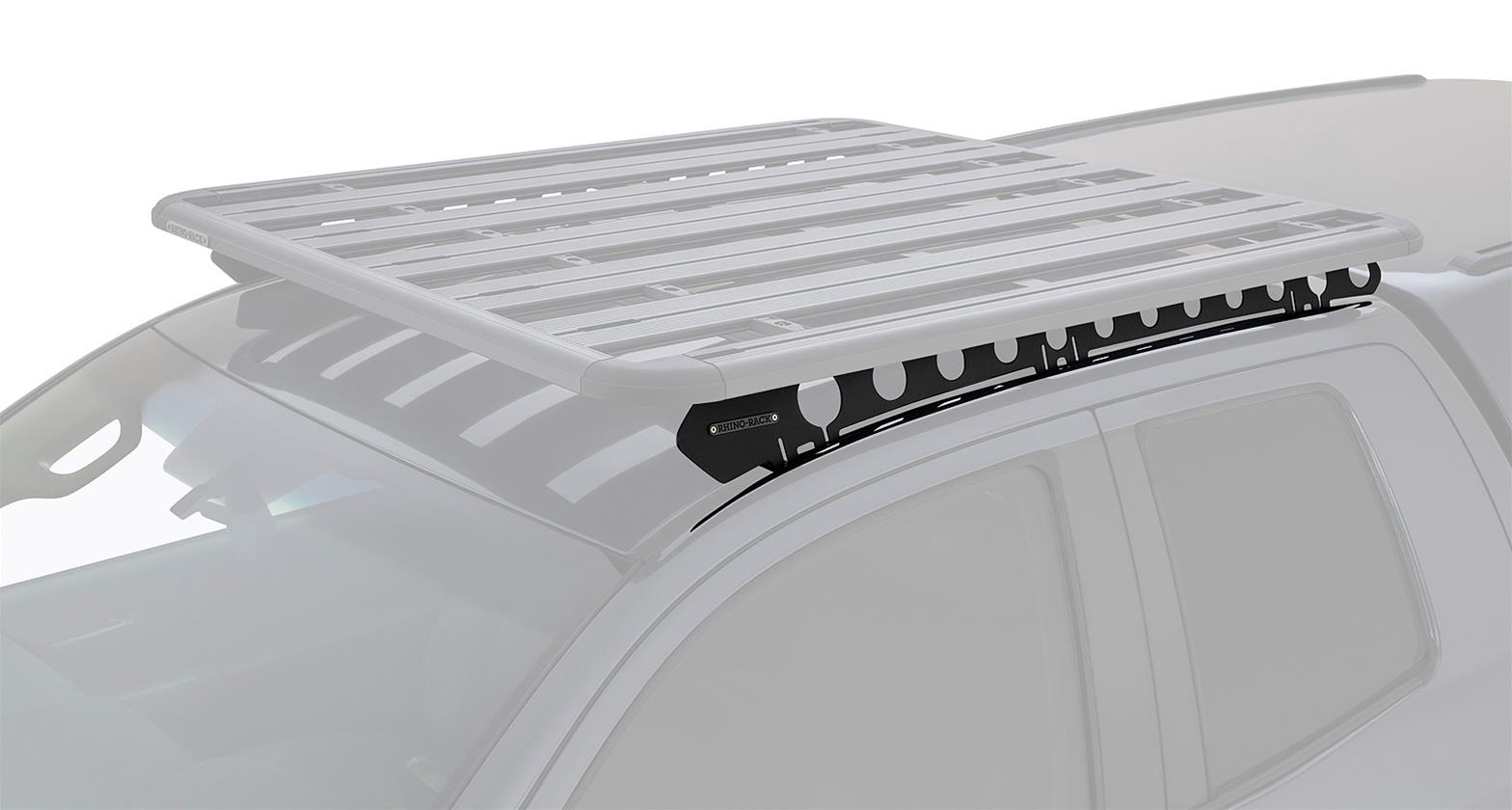 Rhino-Rack USA Backbone Mounting Systems for 2007-2021 TUNDRA - RTTB3 Roof Rack Adapters, System, Bolt-On, Stainless Steel, Black, Toyota, Kit thumbnail 2