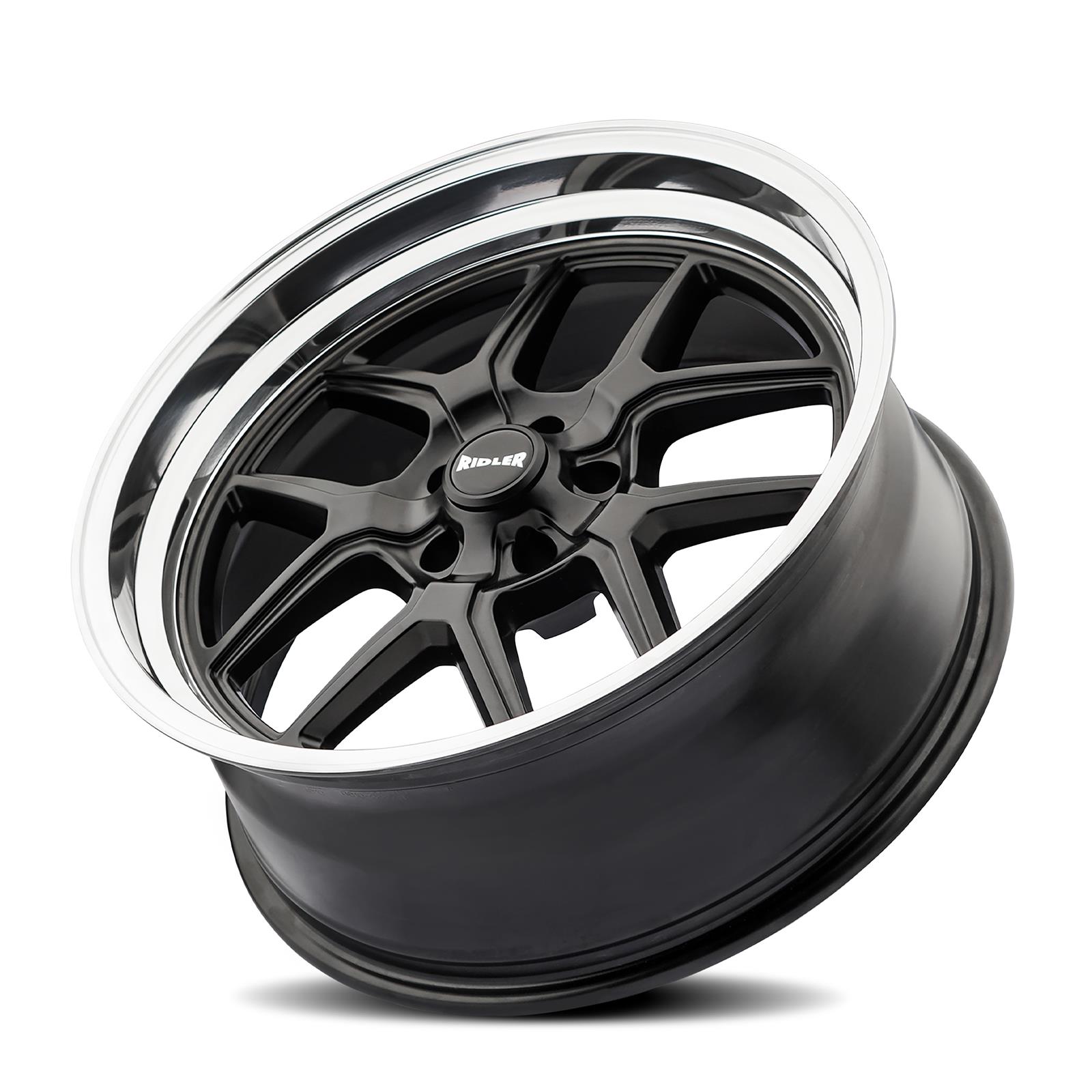 Ridler 610-7873MB Ridler 610 Series Matte Black Wheels with