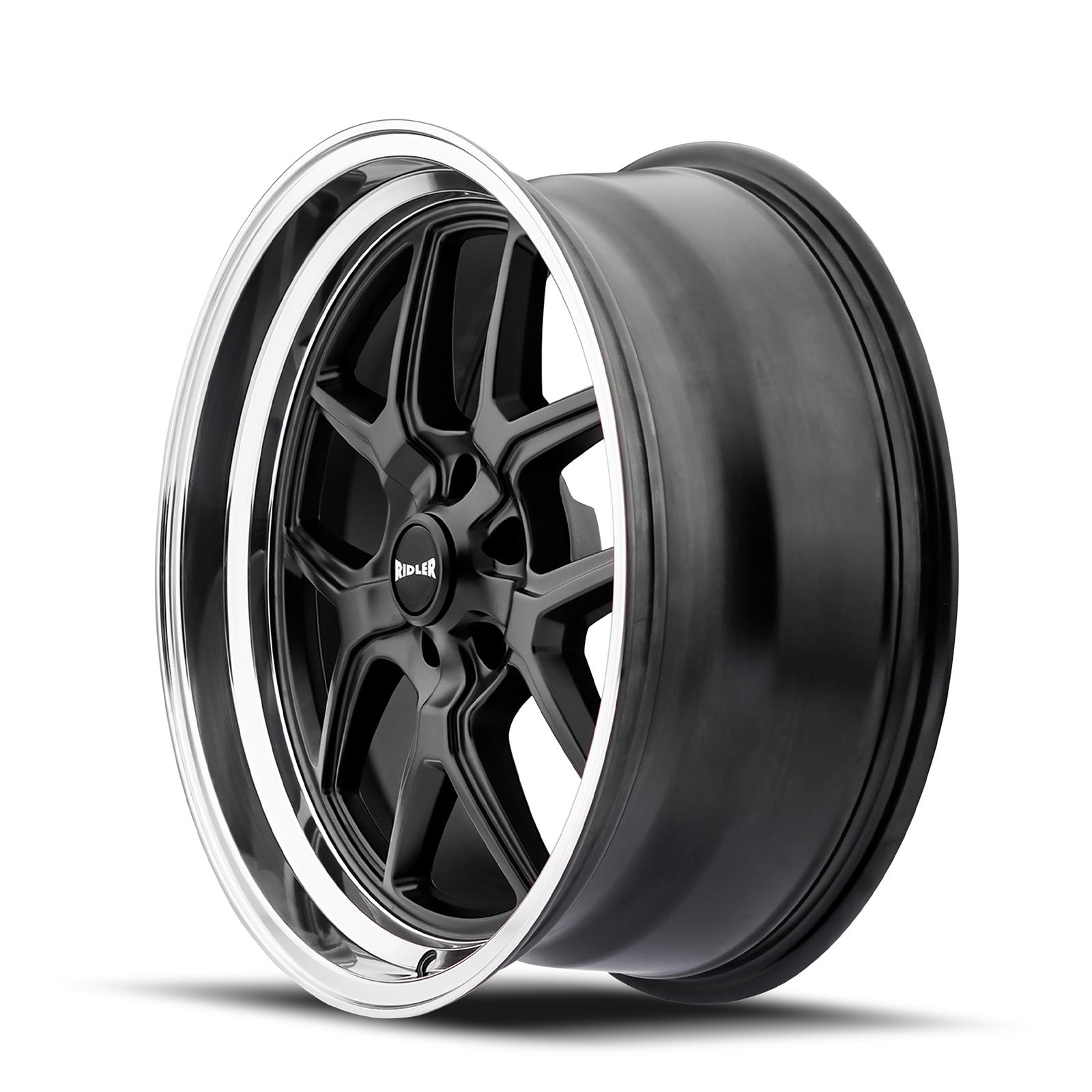 Ridler 610-7761MB Ridler 610 Series Matte Black Wheels with