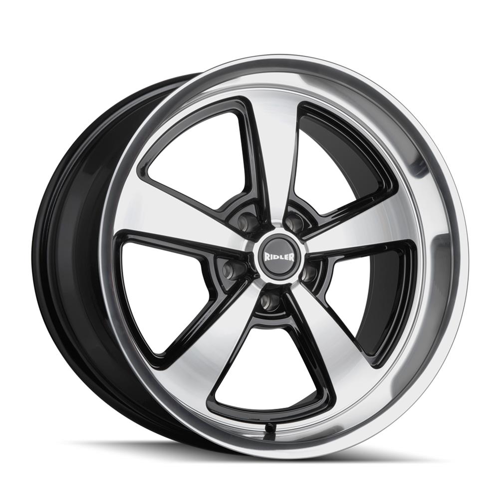 Ridler 652-2865GBD Ridler 652 Series Gloss Black Wheels with