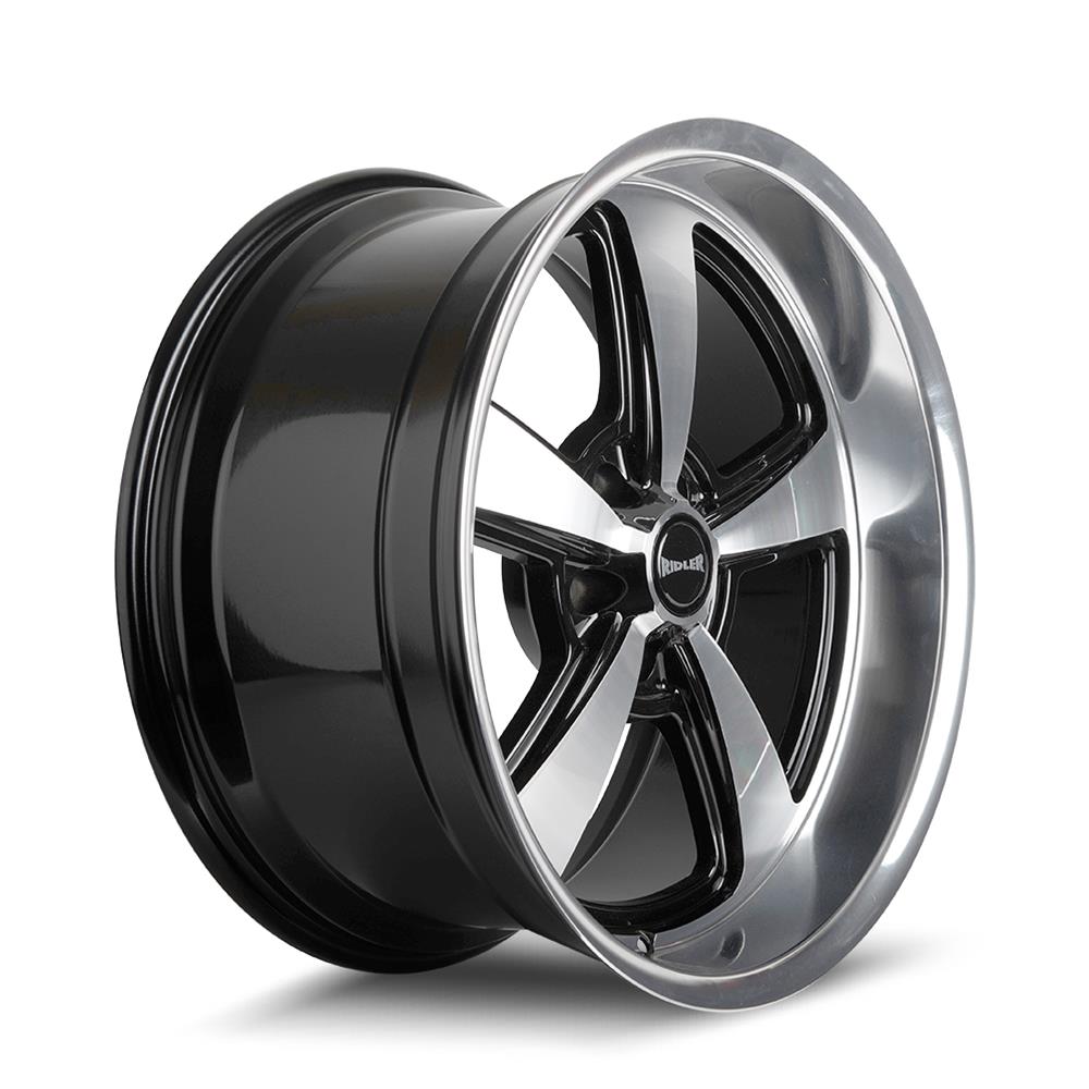 Ridler 652-7861GBD Ridler 652 Series Gloss Black Wheels with
