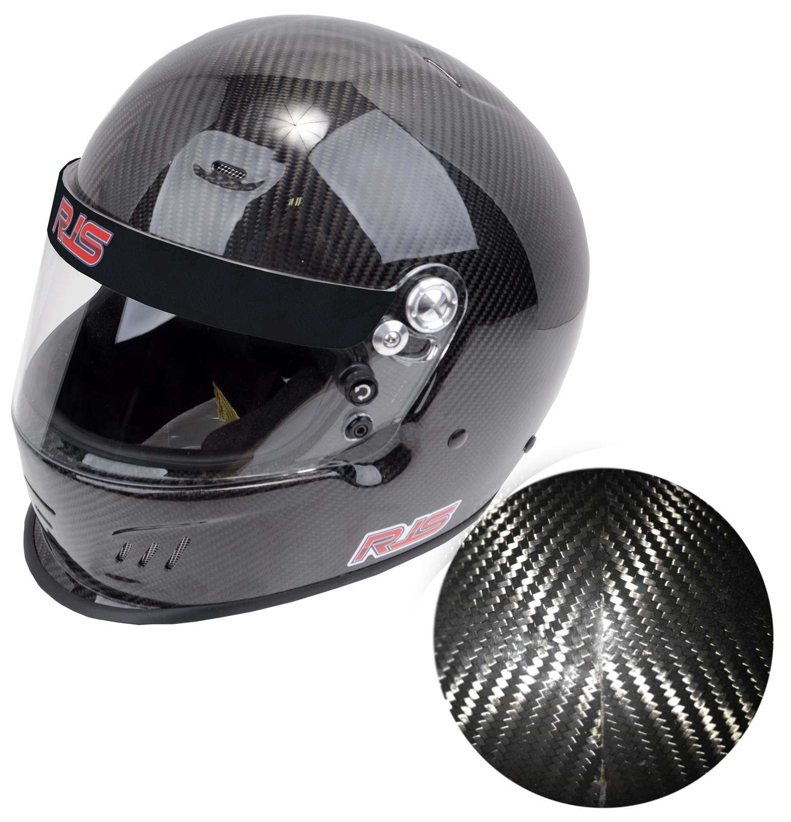 RJS Racing New Snell SA2015 Full FACE PRO Vented Helmet Matte Black Medium 