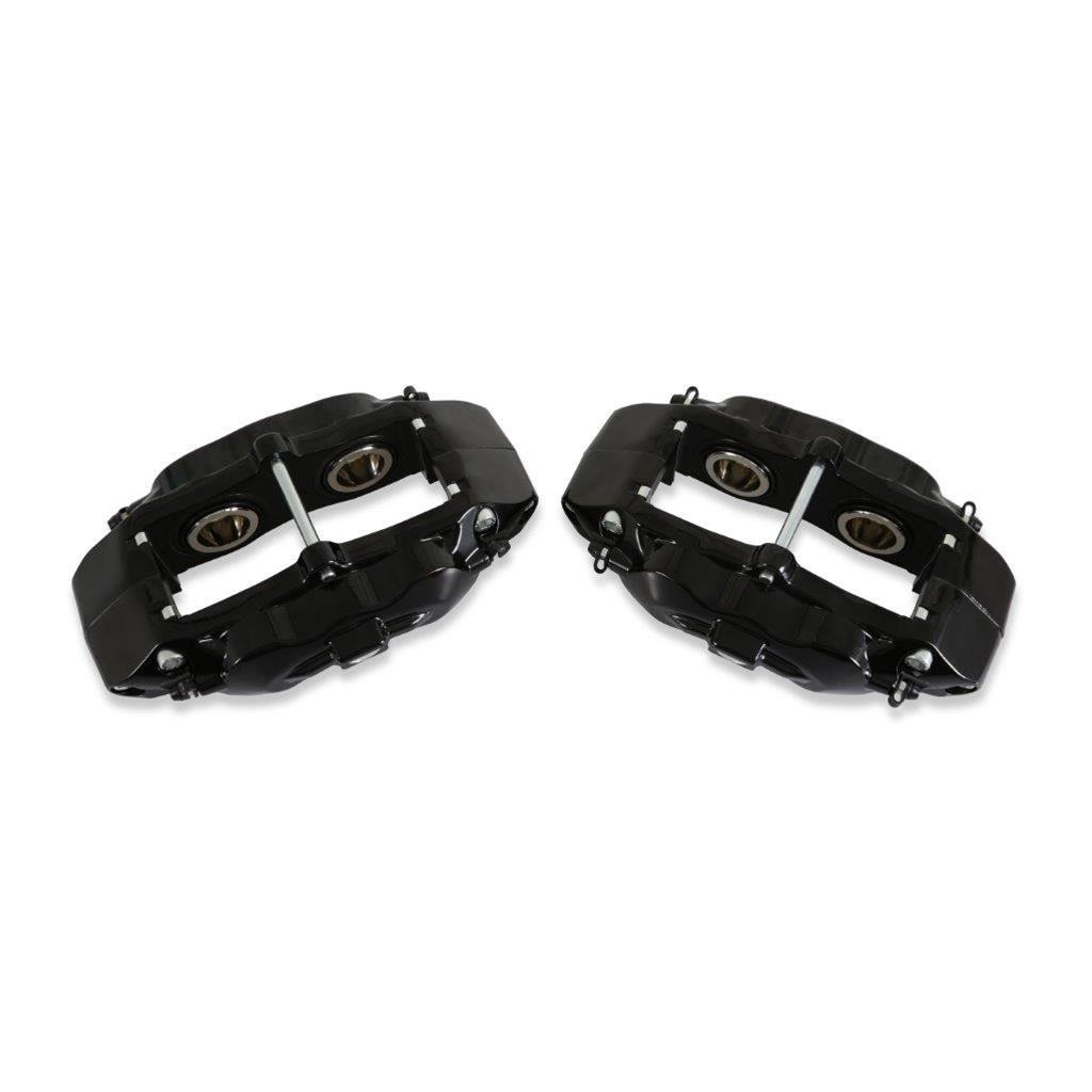 REKUDO JL8 Brake Calipers RK400-10 Calipers, Rekudo JL8, Front Left and Right, 4 Piston, Forged Aluminum, Black Powdercoated, Chevy, Pontiac, Pair thumbnail 6
