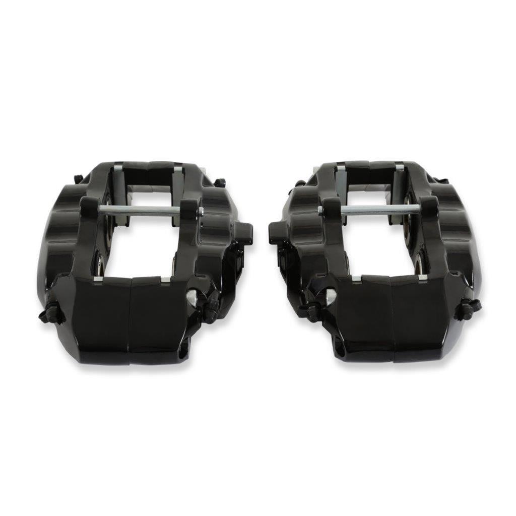 REKUDO JL8 Brake Calipers RK400-10 Calipers, Rekudo JL8, Front Left and Right, 4 Piston, Forged Aluminum, Black Powdercoated, Chevy, Pontiac, Pair thumbnail 5