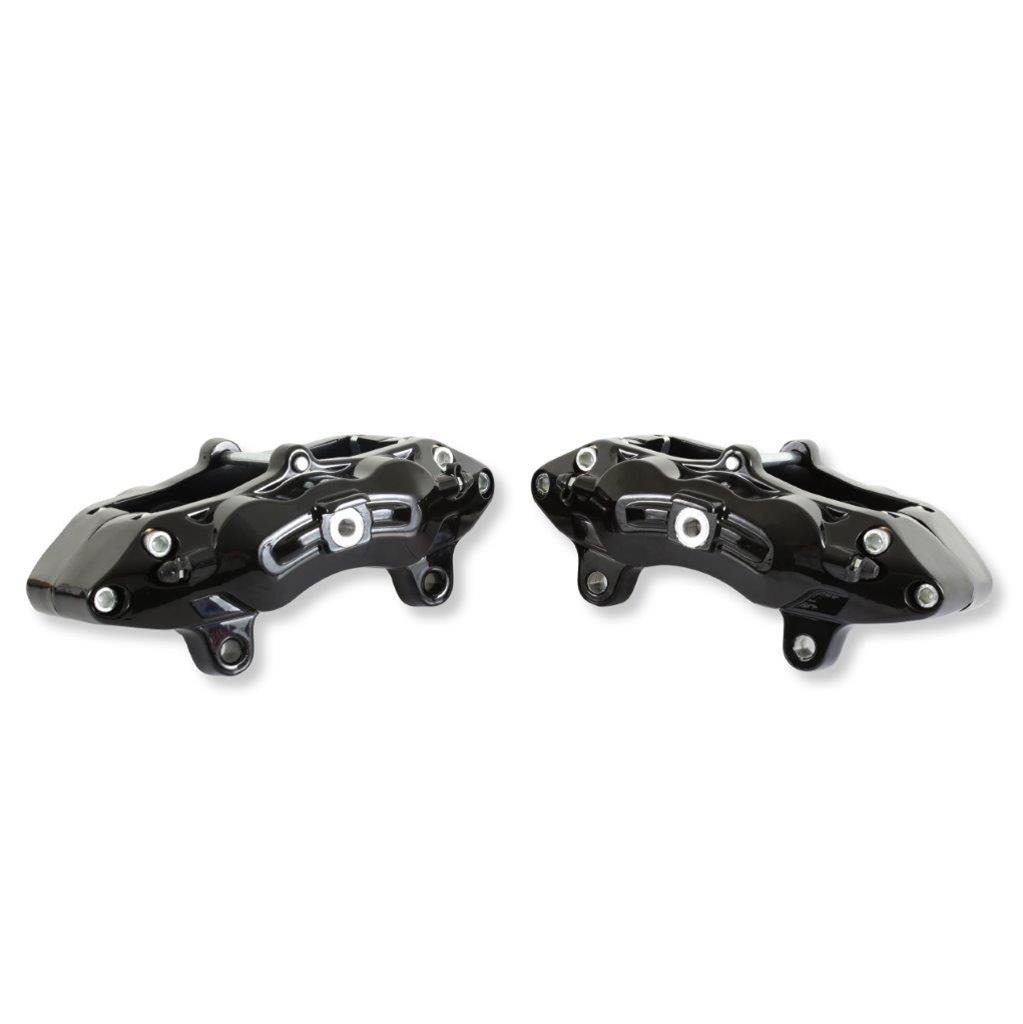 REKUDO JL8 Brake Calipers for 1967-1981 CAMARO, FIREBIRD, 1965-1982 CORVETTE - RK400-11 Calipers, Rekudo JL8, Rear Left and Right, 4 Piston, Forged Aluminum, Black Powdercoated, Chevy, Pontiac, Pair thumbnail 8