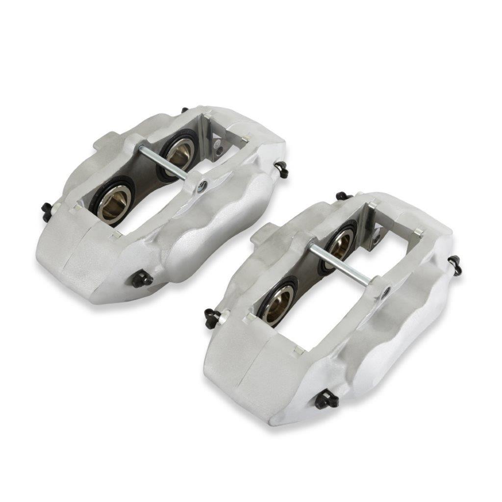 REKUDO JL8 Brake Calipers for 1970-1981 CAMARO, FIREBIRD, 1965-1982 CORVETTE - RK400-21 Calipers, Rekudo JL8, Front Left and Right, 4 Piston, Forged Aluminum, Natural, No Logo, Chevy, Pontiac, Pair thumbnail 2