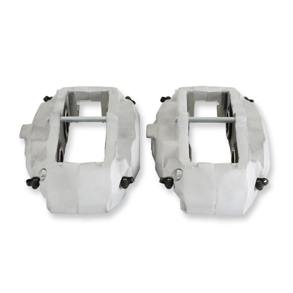 REKUDO JL8 Brake Calipers for 1970-1981 CAMARO, FIREBIRD, 1965-1982 CORVETTE - RK400-21 Calipers, Rekudo JL8, Front Left and Right, 4 Piston, Forged Aluminum, Natural, No Logo, Chevy, Pontiac, Pair thumbnail 3