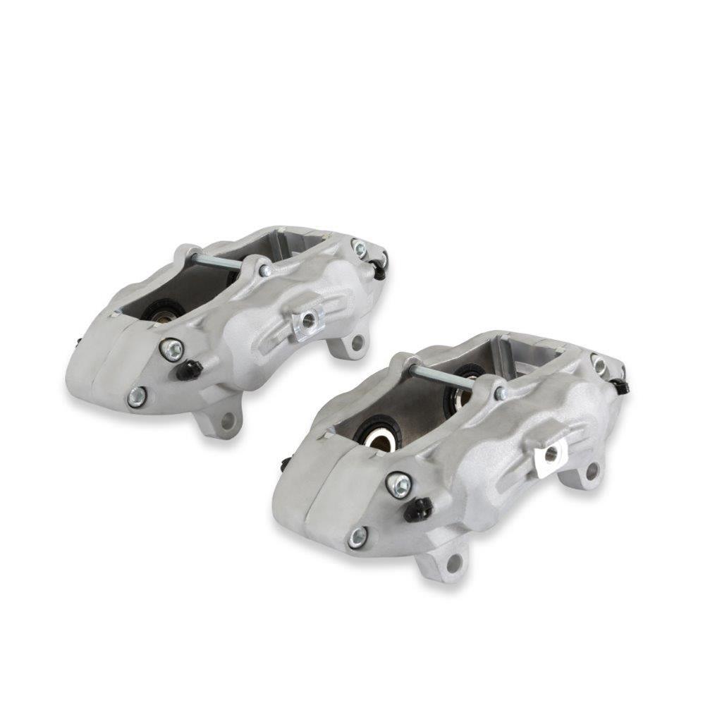 REKUDO JL8 Brake Calipers RK400-22 Calipers, Rekudo JL8, Rear Left and Right, 4 Piston, Forged Aluminum, Natural, No Logo, Chevy, Pontiac, Pair thumbnail 4