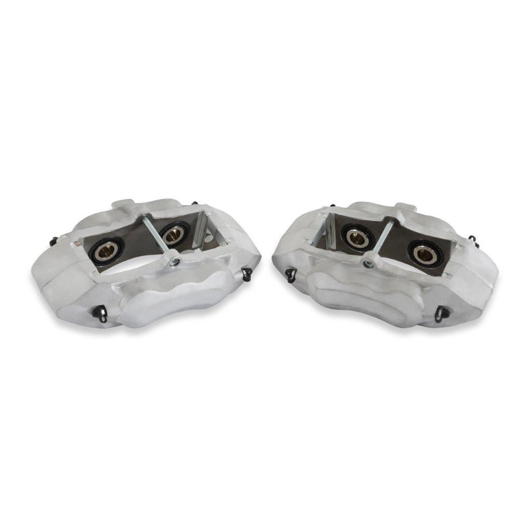 REKUDO JL8 Brake Calipers RK400-22 Calipers, Rekudo JL8, Rear Left and Right, 4 Piston, Forged Aluminum, Natural, No Logo, Chevy, Pontiac, Pair thumbnail 5