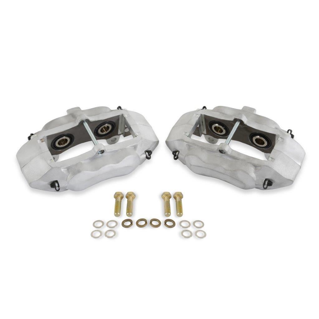 REKUDO JL8 Brake Calipers RK400-22 Calipers, Rekudo JL8, Rear Left and Right, 4 Piston, Forged Aluminum, Natural, No Logo, Chevy, Pontiac, Pair thumbnail 7