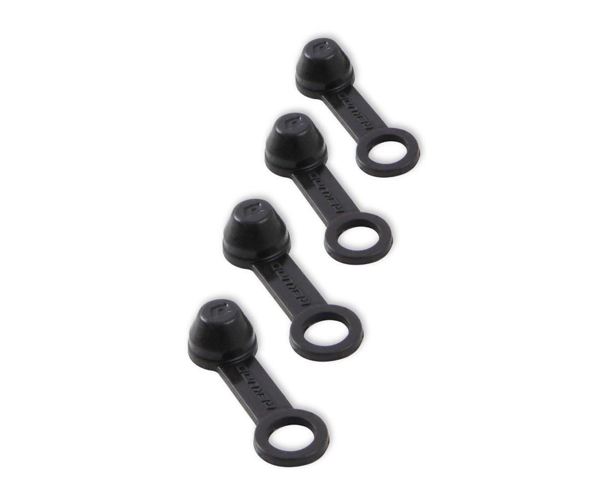 REKUDO Brake Bleeder Screw Caps RK400-27 Caps, Fits Rekudo JL8 Calipers, Services One Caliper, Rubber, Black, Set of 4 thumbnail 3